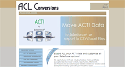 Desktop Screenshot of acl-conversions.com